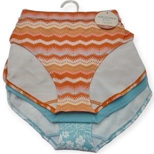 Arizona Body 3 Pack Hipster Seamless Panty Women's Size XXL Panties Aqua